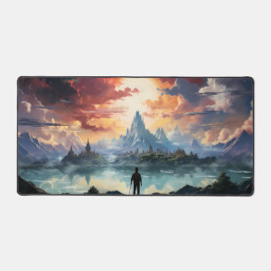 The Final Destination Reached Desk Mat