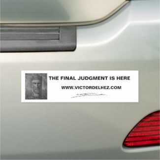 The Final Judgment bumper car magnet