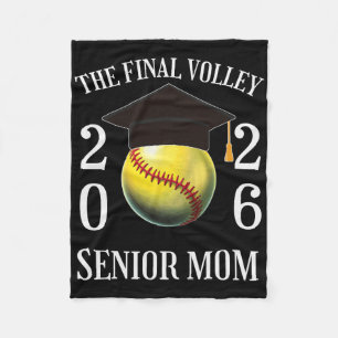 The Final Pitch Senior Softll Mom Cl Of 2026 Gradu Fleece Blanket