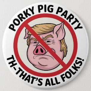 The Final Snort: Ending the Political Monopoly 6 Cm Round Badge