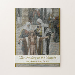 The Finding in the Temple Customisable Jigsaw Puzzle