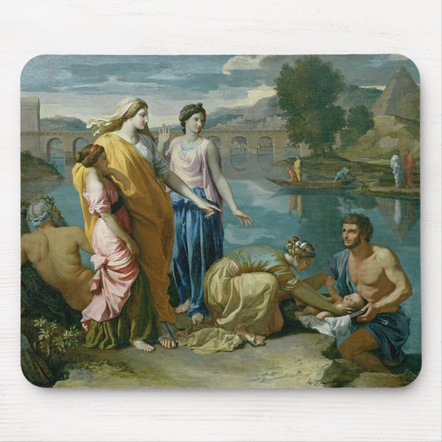 The Finding of Moses, 1638 Mouse Mat (Front)