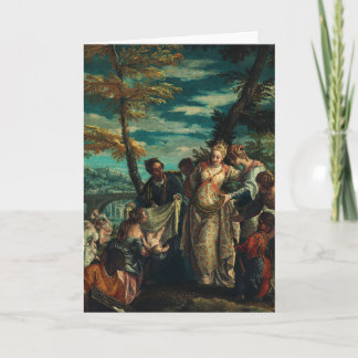 The Finding of Moses by Veronese Fine Art Card