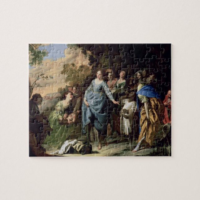 The Finding of Moses, c.1650-56 (oil on canvas) Jigsaw Puzzle (Horizontal)