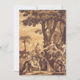 The Finding of Moses from Book of Exodus Invitation