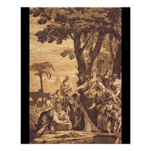 The Finding of Moses from Book of Exodus Poster