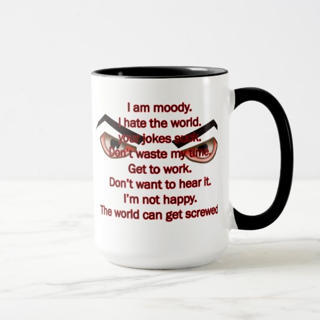 The Fine Line Between Moods Mug (Right)