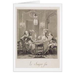 The Fine Supper, 1781, engraved by I.S. Helman (17
