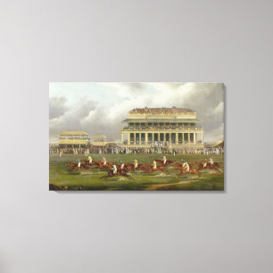 The Finish of the Epsom Derby in 1822 Canvas Print