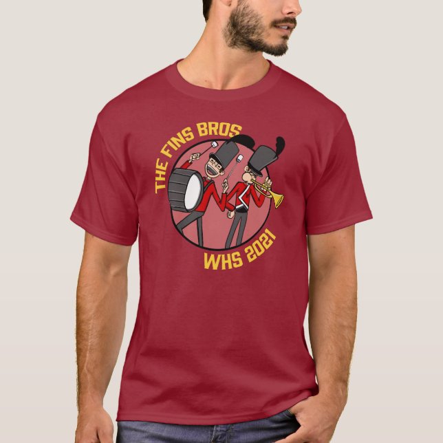 The Fins Bros WHS 2021 T-Shirt (Front)