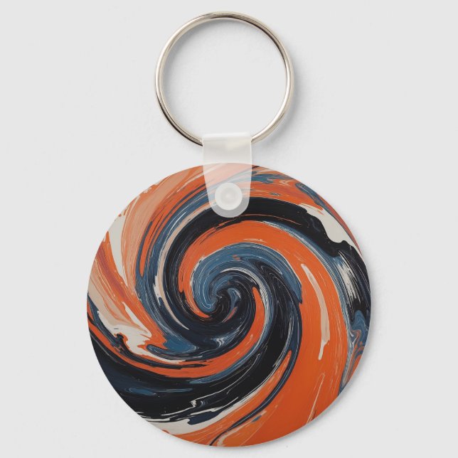 The Fire and Water Trap Key Ring (Front)