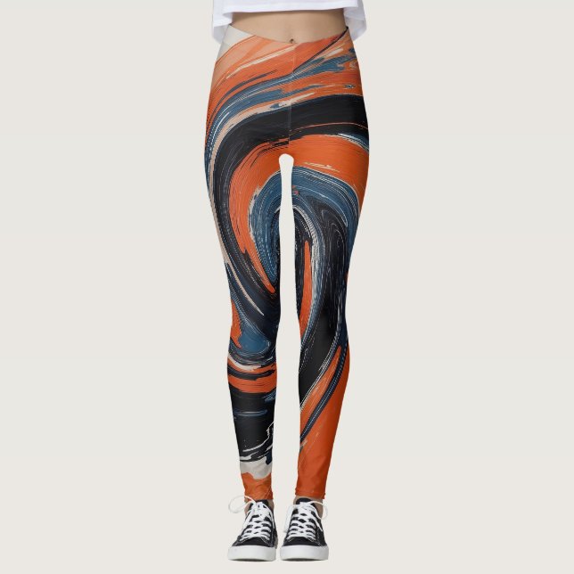 The Fire and Water Trap Leggings (Front)