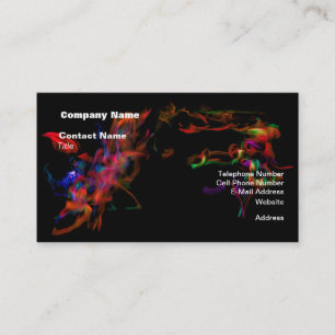 The Fire Horse Vs The Rainbow Dragon Business Card