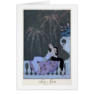 The Fire, illustration for 'Fetes Galantes' by Pau