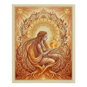 The Fire Priestess Poster