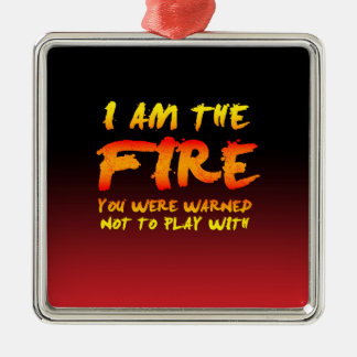 The Fire You Were Warned Not to Play With Metal Tree Decoration