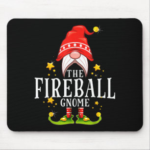 The Fireball Gnome Christmas Matching Mouse Mat