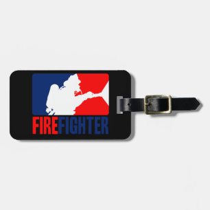 The Firefighter Action Luggage Tag