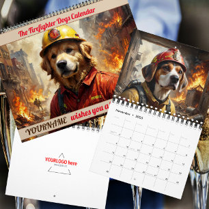 The Firefighter Dogs 2026 Personalised Calendar