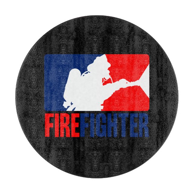 The Firefighter Headliner in Tri-colours Cutting Board (Front)