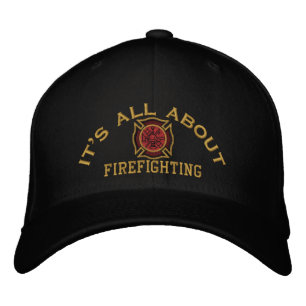 The Firefighter Values Custom Embroidery Embroidered Hat