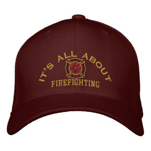 The Firefighter Values Custom Embroidery Embroidered Hat