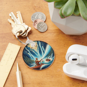 The firefighters loaded onto their boat key ring