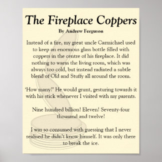 The Fireplace Coppers Poster