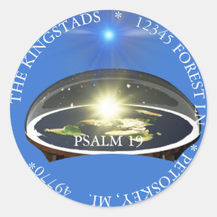 THE FIRMAMENT SCRIPTURE CLASSIC ROUND STICKER