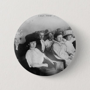 The First All Woman Jury in Las Angeles from 1911 6 Cm Round Badge