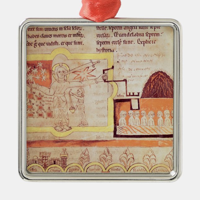 The First Appearance of the Son of Man Metal Tree Decoration (Front)