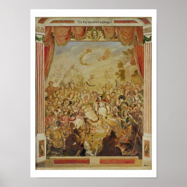 The First Appearance of William Shakespeare (1564- Poster (Front)