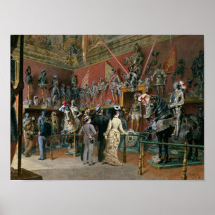 The first Armoury Room of the Ambraser Gallery Poster