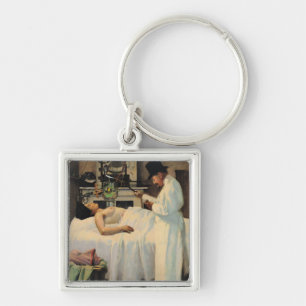 The First Attempt to Treat Cancer with X Rays Key Ring