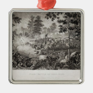 The First Battle of Bull Run Metal Tree Decoration