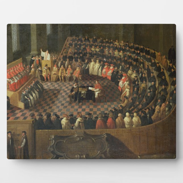 The First Chapter of the 25th Council of Trent, Ve Plaque (Front)