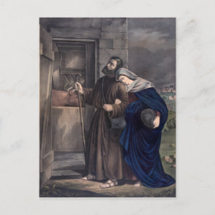 "The First Christmas Eve" Holiday Postcard