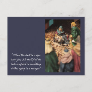 The First Christmas Holiday Postcard