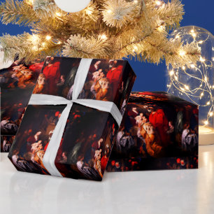 The First Christmas Vintage Wrapping Paper