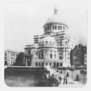 The First Church of Christ, Scientist in Boston Square Sticker