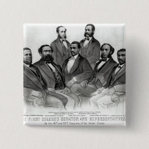 The First Coloured Senator and Representatives 15 Cm Square Badge