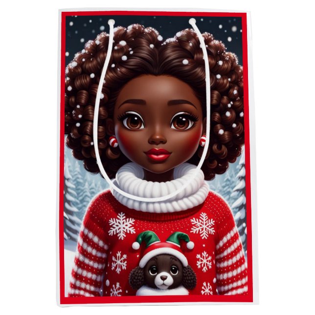 The First Day Of Christmas" Gift bag (Front)