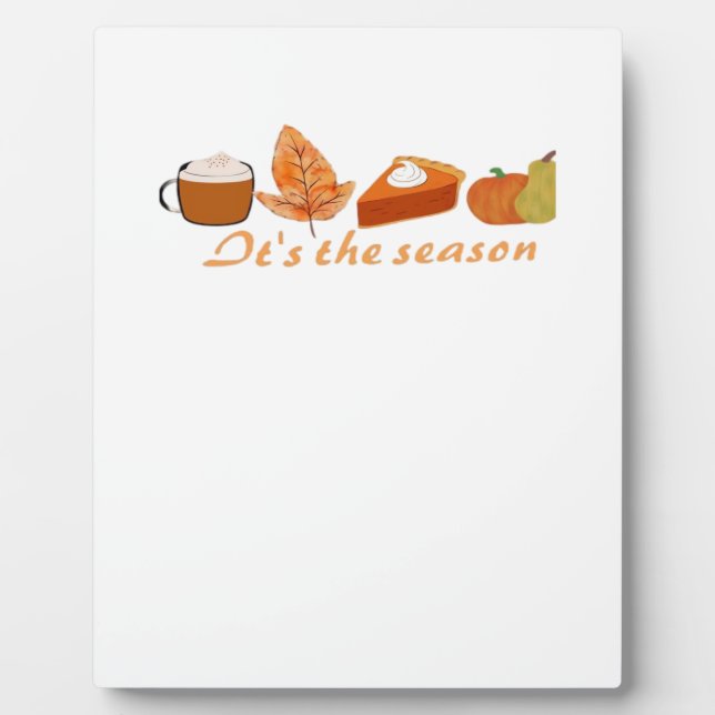 The First Day Of Fall Hello Fall Plaque (Front)