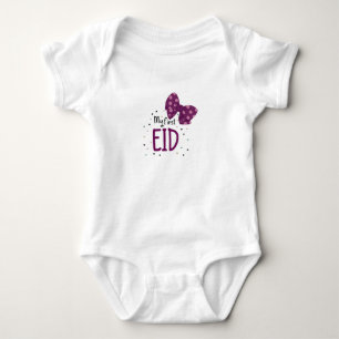 The first eid with my mum and dad baby bodysuit
