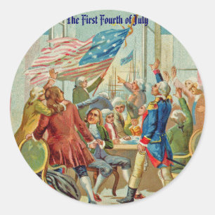 The First Fourth Of July Stickers