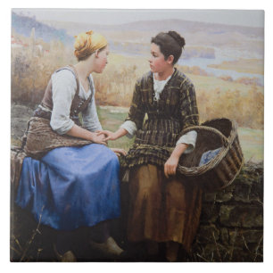 The First Grief (Sympathy in Bereavement) Tile