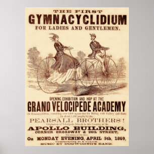 The First Gymnacyclidium (1869). Poster