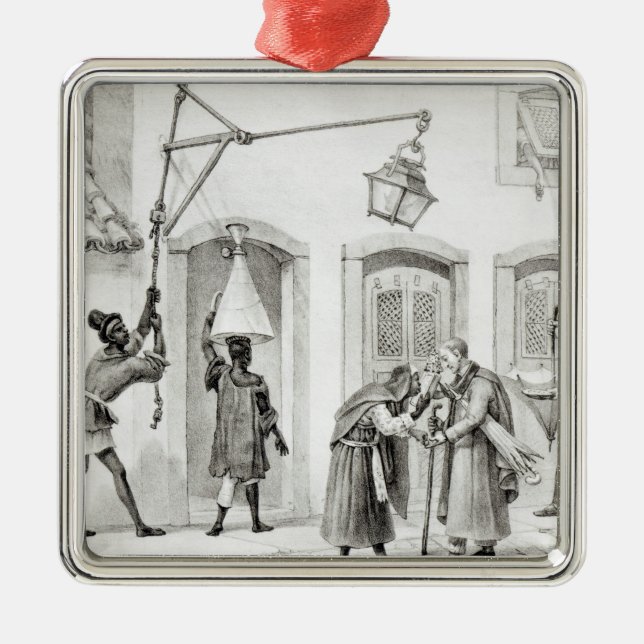 The First Jobs of the Morning Metal Tree Decoration (Front)