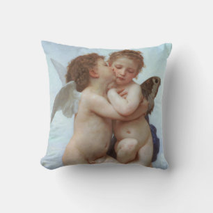 The First Kiss, Amor and Psyche, Bouguereau Cushion