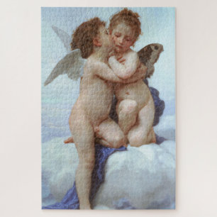 The First Kiss, Amor and Psyche, Bouguereau Jigsaw Puzzle